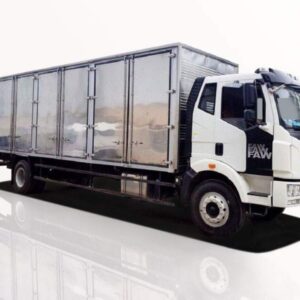 Xe Tải Faw 5.9 Tấn Chở Pallet Chứa Cấu Kiện Điện Tử