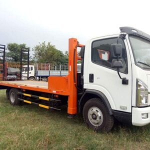 Xe Tải Faw 5T7 Nâng Đầu Chở Máy Chuyên Dùng