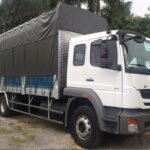 Xe Tải Fuso FJ 3 Chân 12T6 Chở Mô Tô Xe Máy