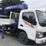 Xe Tải FUSO 3 Chân 11 Tấn Gắn Cẩu Dongyang 6 Tấn 6 Khúc