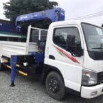 Xe Tải Fuso 4 Tấn Gắn Cẩu Tadano 3 Tấn 4 Khúc
