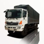 Xe Tải Hino 3 Chân 13T5 Chở Mô Tô Xe Máy