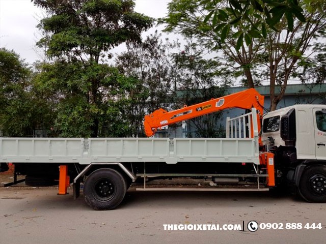 Xe Cẩu Hino FC9JLTA 4 Tấn Gắn Cẩu Sangdo 5 Tấn 4 Khúc - Ảnh 3