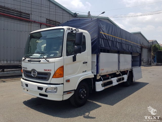 Xe Tải Hino FC9JJ7A 6.5 Tấn Thùng Bạt - Ảnh 4