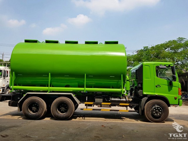 Xe Tải Hino FM 3 Chân 23 Khối Chở Thức Ăn Gia Súc - Ảnh 2
