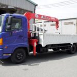 Xe Tải Hino FC9JNTC 4.9 Tấn Gắn Cẩu Unic URV346