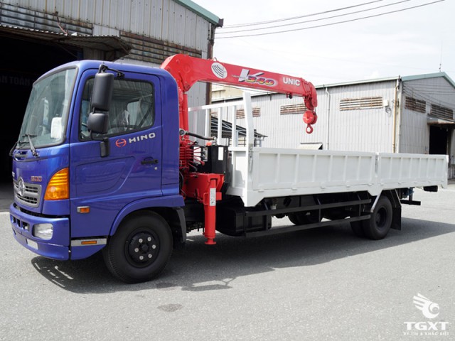 Xe Tải Hino FC9JLTA 6 Tấn Gắn Cẩu Unic 3 Tấn - Ảnh 3
