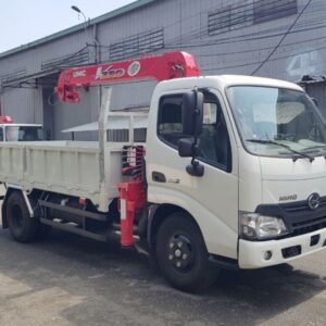 Xe Tải Hino 1T2 XZU650 Gắn Cẩu Unic 2 Tấn 3 Khúc URV233