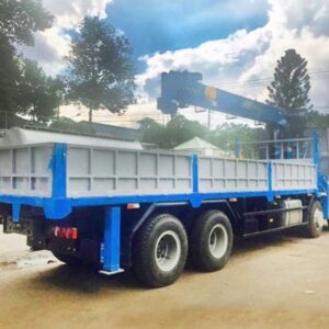 Xe Tải Howo 4 Chân 11 Tấn Gắn Cẩu Dongyang SS2725LB 10 Tấn 6 Khúc