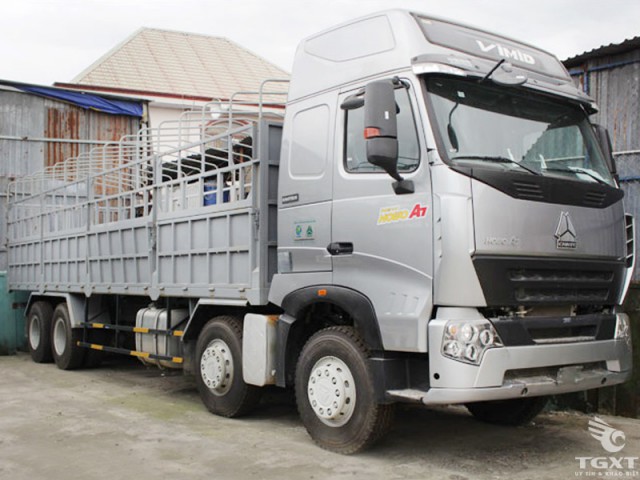 Xe Tải Howo 4 Chân Thùng Mui Bạt 17T9