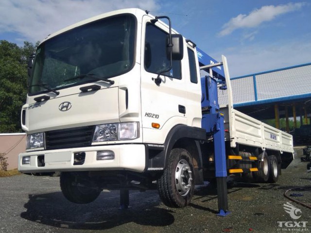 Xe Tải Hyundai HD210 13 Tấn Gắn Cẩu Tadano 3 Tấn 3 Khúc - Ảnh 2