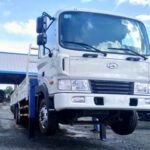 Xe Tải Hyundai HD210 3 Chân 12 Tấn Gắn Cẩu Tadano 5 Tấn 4 Khúc