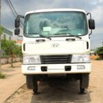 Xe Tải Hyundai HD210 Nâng Đầu Chở Máy Công Trình