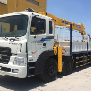Xe Cẩu Hyundai 10 Tấn Gắn Cẩu Soosan 10 Tấn 5 Khúc