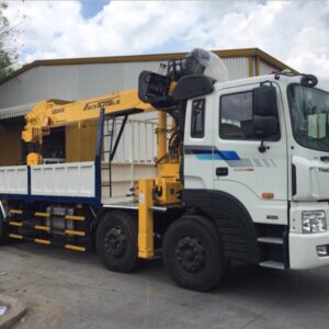 Alternative view of Xe Cẩu Hyundai 10 Tấn Gắn Cẩu Soosan 10 Tấn 5 Khúc