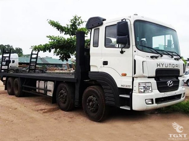 Xe Tải Hyundai HD320 Nâng Đầu Chở Máy Chuyên Dùng