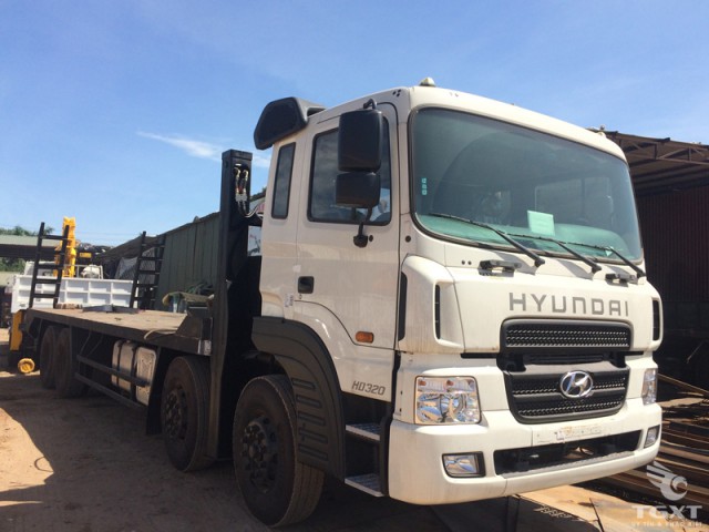 Xe Tải Hyundai HD320 Nâng Đầu Chở Máy Chuyên Dùng - Ảnh 2