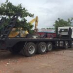 Xe Tải Hyundai HD360 Nâng Đầu Chở Máy Công Trình