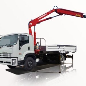 Xe Tải Isuzu 7T7 FVR34S Gắn Cẩu Gấp Ferrari 2 Tấn