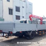 Xe Tải Isuzu FRR90N 5 Tấn Gắn Cẩu Unic 3 Tấn 4 Khúc