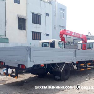 Xe Tải Isuzu FRR90N 5 Tấn Gắn Cẩu Unic 3 Tấn 4 Khúc
