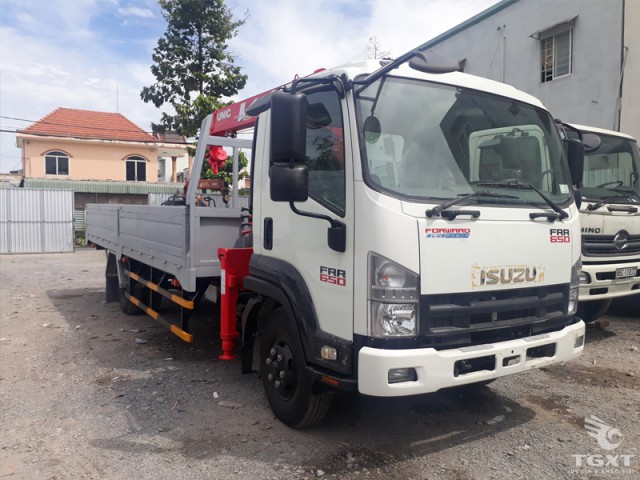 Xe Tải Isuzu FRR90N 4T2 Gắn Cẩu Unic 3 Tấn 6 Khúc - Ảnh 2
