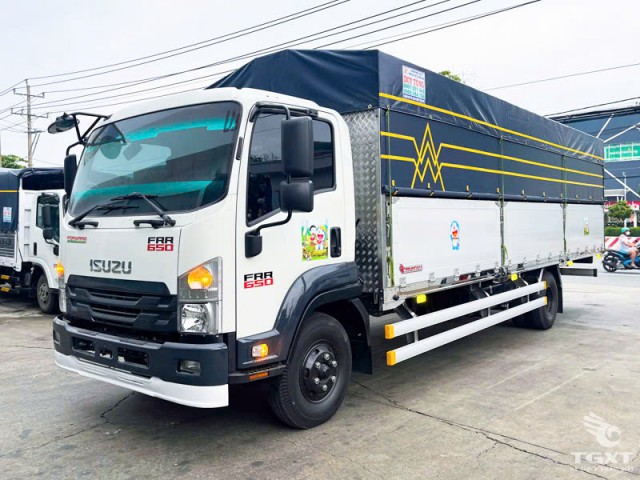 Xe Tải Isuzu FRR90QE5 6 Tấn Thùng Bạt
