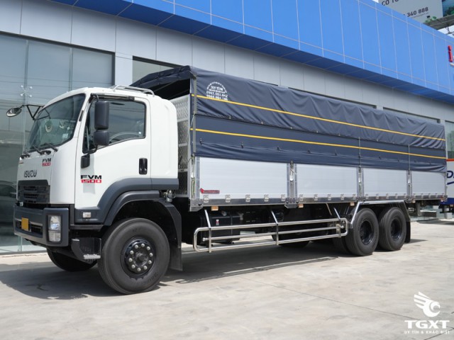 Xe Tải Isuzu FVM60WE5 14.5 Tấn Thùng Bạt - Ảnh 3