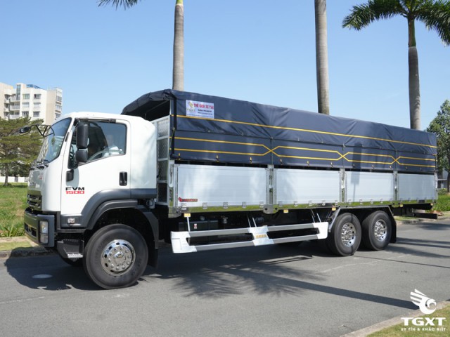Xe Tải Isuzu FVM60WE5 14.5 Tấn Thùng Bạt - Ảnh 4