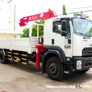 Alternative view of Xe Tải Isuzu 6T4 FVR34Q Gắn Cẩu Unic 5 Tấn 4 Khúc