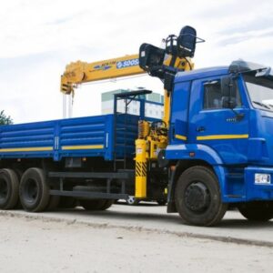 Xe Tải Kamaz 10 Tấn Gắn Cẩu Soosan 7 Tấn 6 Khúc SCS746L