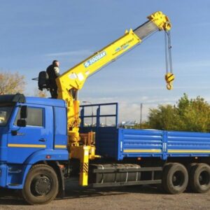 Alternative view of Xe Tải Kamaz 10 Tấn Gắn Cẩu Soosan 7 Tấn 6 Khúc SCS746L