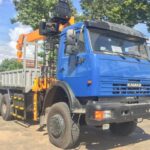 Xe Tải Kamaz 12.5 Tấn Gắn Cẩu Dinex 5 Tấn 4 Khúc - 65117