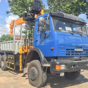 Xe Tải Kamaz 10 Tấn 3 Chân Gắn Cẩu Dinex 4 Tấn 6 Khúc - 53228