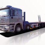 Xe Tải Shacman 4 Chân 8x4 Nâng Đầu Chở Máy Công Trình