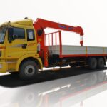 Xe Tải Thaco Auman 5 Chân 13 Tấn Gắn Cẩu Kanglim KS2605 10 Tấn