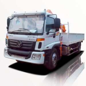 Xe Tải Thaco Auman C160 7T7 Gắn Cẩu Sangdo 5 Tấn 4 Khúc