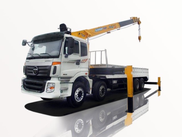 Xe Tải Thaco Auman C300B 4 Chân 14 Tấn Gắn Cẩu Soosan SCS746L