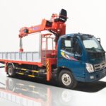 Xe Tải Thaco Ollin700B 5 Tấn Gắn Cẩu Kanglim KS1056T/S 5 Tấn 6 Khúc