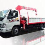 Xe Tải Thaco Ollin700B 5T7 Gắn Cẩu Unic URV375