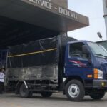 Xe Tải Hyundai New Mighty N250 2T4 Thùng Bạt Gắn Bửng Nâng
