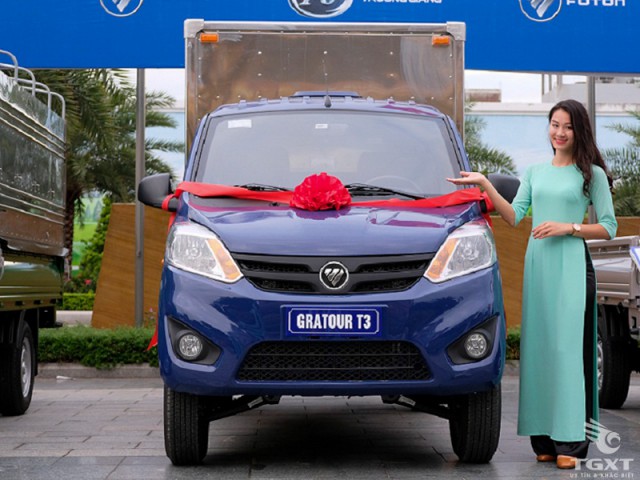 Xe Tải Foton Gratour 990Kg Thùng Kín - Ảnh 3