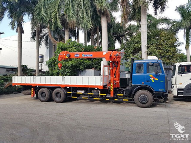 Xe Tải Cẩu Veam VT1100 3 Chân 7T5 Gắn Cẩu Kanglim KS2056H - Ảnh 2