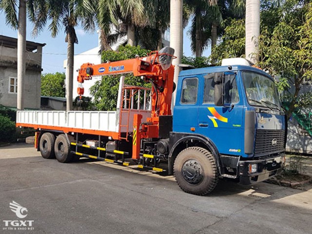 Xe Tải Cẩu Veam VT1100 3 Chân 7T5 Gắn Cẩu Kanglim KS2056H - Ảnh 3