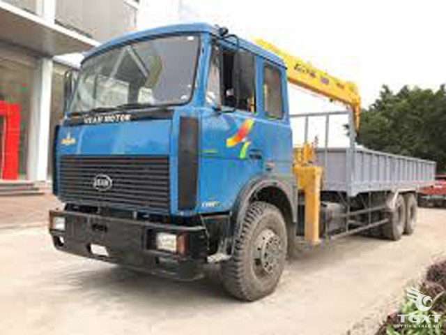 Xe Cẩu Veam VT1100 8 Tấn Gắn Cẩu Soosan SCS746L 7 Tấn 6 Khúc