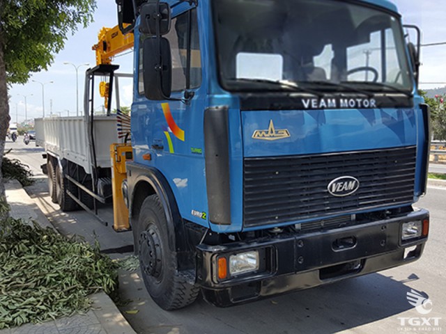 Xe Cẩu Veam VT1100 8 Tấn Gắn Cẩu Soosan SCS746L 7 Tấn 6 Khúc - Ảnh 2