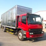 Xe Tải Vĩnh Phát FTR160 7 Tấn Chở Pallet Chứa Cấu Kiện Điện Tử