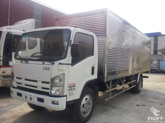 Xe Tải Vĩnh Phát FN129L4 6T5 Thùng Kín Bửng Nâng