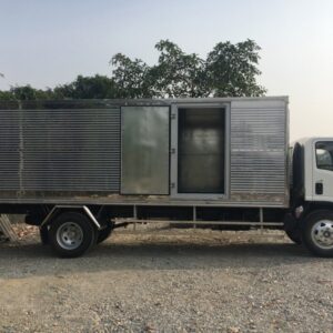 Alternative view of Xe Tải Vĩnh Phát FN129L4 6T5 Thùng Kín Bửng Nâng