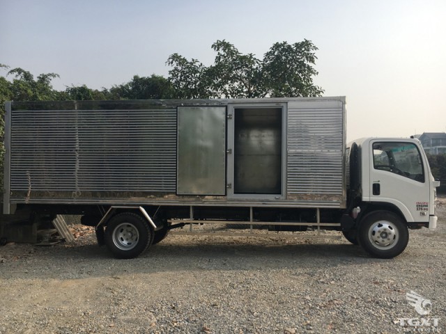 Xe Tải Vĩnh Phát FN129L4 6T5 Thùng Kín Bửng Nâng - Ảnh 2